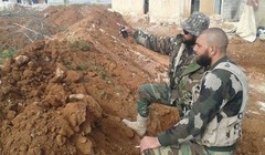 Các chỉ huy lực lượng Tigers trên chiến trường Aleppo