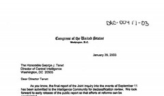 Bức thư của Quốc hội Mỹ gửi giám đốc CIA