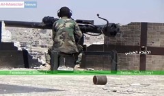 Binh sĩ Syria chiến đấu tại thành phố Aleppo