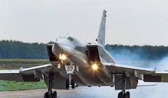 Máy bay ném bom chiến lược Tu-22M3. 