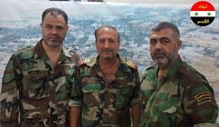 Tướng Rajab, chỉ huy chiến dịch quân sự khu vực quận Tây Nam Aleppo, Chuẩn tướng Malik tư lệnh Vệ binh Cộng hòa Aleppo và Chỉ huy trưởng Mohammad Saad của lữ đoàn Liwa al Quds quân tình nguyện Palestine.