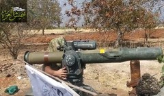 chiến binh khủng bố sử dụng tên lửa TOW do Mỹ chế tạo