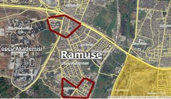 Các khu vực quân đội Syria tấn công trên quân Ramousah