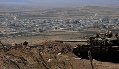 Xe tăng quân đội Syria trên cao nguyên Golan