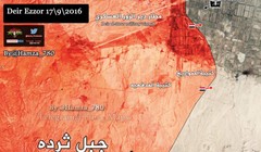 Bản đồ chiến sự Deir ez Zor tính đến ngày 17.08.2016