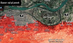 Bản đồ chiến sự thành phố Deir ez Zor 