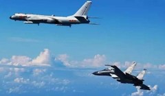 Máy bay ném bom chiến lược và máy bay S-30 của Trung Quốc thực hành diễn tập