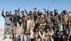 Binh sĩ quân đội Syria trên chiến trường Deir ez Zor