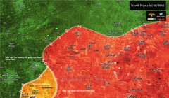 Bản đồ tình hình chiến sự tỉnh Hama