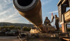 Binh sĩ quân đội Syria trên chiến trường Aleppo