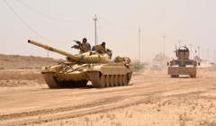 Một đơn vị tăng thiết giáp Iraq đang tiến về hướng thành phố Mosul