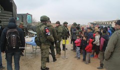 Các quân cảnh Nga ở thành phố Aleppo