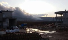 Thị trấn Sarmada sau vụ không kích của Mỹ