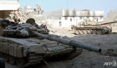 Xe tăng quân đội Syria trên chiến trường (ảnh minh họa)