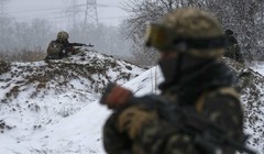 Binh sĩ lực lượng dân quân Donetsk trên chiến tuyến