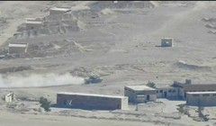 Xe tăng của đơn vị Lá chắn Qalamoun trên chiến trường ngoại ô thủ đô Damascus