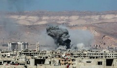 Không quân Syria không kích thị trấn Jobar
