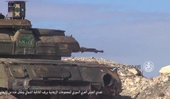 Xe phòng không Shilka gắn thiết bị Sarab-1 chống tên lửa ATGM chiến đấu ở Latakia