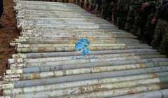 Tên lửa không điều khiển Grad thu được từ nhóm Al-Qaeda Syria