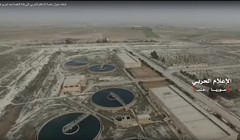 Trạm lọc nước trên vùng nông thôn phía đông Aleppo