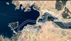 Vị trí sân bay quân sự Tabqa