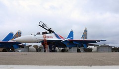 Máy bay tiêm kích biểu diễn Su-30SM Nga
