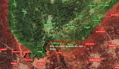 Khu vực chiến sự trong cuộc phản công trên miền bắc tỉnh Hama