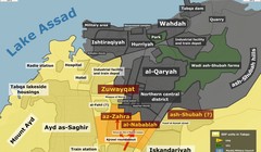 Bàn đồ chiến sự thành phố Tabqa thuộc tỉnh Raqqa
