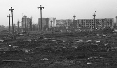 Khu vực chiến trường thành phố Grozny trong cuộc chiến tranh Checchnya, nơi được cho là diễn ra cuộc chiến bắn tỉa của xạ thủ Volodya - Yakut