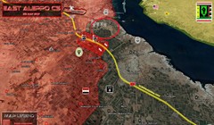 Khu vực thị trấn và làng mạc được giải phóng phía đông Aleppo