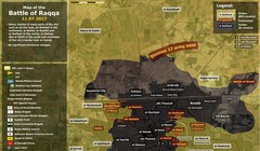 Tình hình chiến sự trong thành phố Raqqa, các mũi tiến công của SDF trên chiến trường