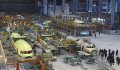 Khu lắp ráp máy bay của nhà máy sản xuất máy bay Antonov