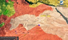 Bản đồ tình hình chiến sự trung tâm Syria tính đến ngày 30.07.2017