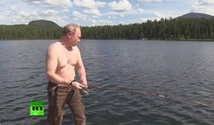 Tổng thống Nga Putin trong kỳ nghỉ 2 ngày ở rừng Taiga, nước Cộng hòa Tuva, Siberia