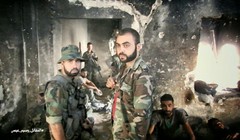 Binh sĩ lực lượng Vệ binh Cộng hòa trên chiến trường thị trấn Ayn Tarma, Đông Ghouta