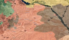 Tổng quan chiến trường Hama, Homs, phía đông Raqqa và Deir Ezzor, bản đồ South Front