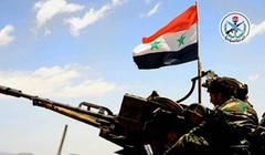 Binh sĩ quân đội Syria trên đường tiến công về ngoài ô Deir Ezzor - ảnh minh họa Masdar News