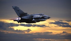 Máy bay tiêm kích Tornado thuộc lực lượng không quân Hoàng gia Anh trên chiến trường Syria