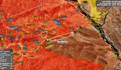 Chiến trường Homs - Deir Ezzor, tình hình diễn ra căng thẳng dọc tuyến đường tiếp vận Palmyra - Deir Ezzor - bản đồ South Front