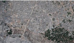 Hầu hết khu vực quận Ayn Tafma bị tàn phá bởi cuộc chiến tranh - ảnh Googlemap