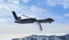 Máy bay không người lái Avenger do General Atomics chế tạo, được sử dụng để bắn hạ tên lửa ICBM Bắc Triều Tiên - ảnh NewYork Times