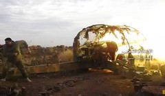 Pháo binh quân đội Syria ồ ạt dội lửa vào phiến quân ở Beit Jinn, cao nguyên Golan - ảnh minh họa Masdar News