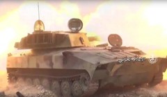 Pháo tự hành quân đội Syria bắn phá ác liệt chiến tuyến của HTS - ảnh video Bộ quốc phòng Syria