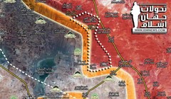 Quân đội Syria giải phóng thêm một làng - bản đồ Masdar News