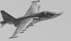 Máy bay cường kích chiến trường Su-25 Nga - ảnh minh họa Masdar News