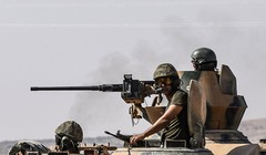 Binh sĩ Thổ Nhĩ Kỳ trên chiến trường Afrin - ảnh minh họa Masdar News