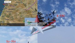 Các máy bay chiến đấu mới Nga đến Syria - ảnh minh họa tài khoản mạng xã hội @WaelAlHussaini