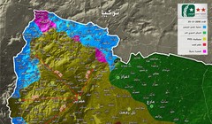 Tình hình chiến sự vùng Afrin, từ các vị trí của FSA đến thành phố dưới 20 km. ảnh truyền thông "đối lập" Syria