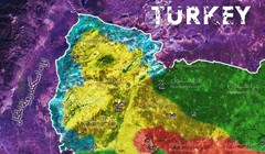 Bản đồ tình hình chiến sự Afrin tính đến ngày 26.02.2018 theo Muraselon