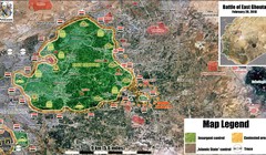 Tình hình chiến sự khu vực Đông Ghouta, các mũi tiến công của quân đội Syria - ảnh minh họa Masdar News